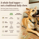 Natural Dog Company Whole Food Super Greens Meal Topper for Dogs (8 oz) - Dog Food Toppers 6
