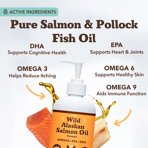 Natural Dog Company Wild Alaskan Salmon Oil - Pet Vitamins & Supplements 2