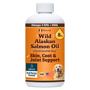 Natural Dog Company Wild Alaskan Salmon Oil - Pet Vitamins & Supplements 1