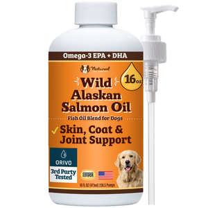 Natural Dog Company Wild Alaskan Salmon Oil - Pet Vitamins & Supplements 1