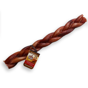 Natural Farm Bully Stick Odor Free Braided Dog Treat 12-inch - Dog Treats 1