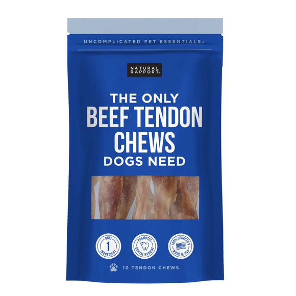 Natural Rapport The Only Beef Tendon Chews Dogs Need - 10 ct - Dog Treats 6