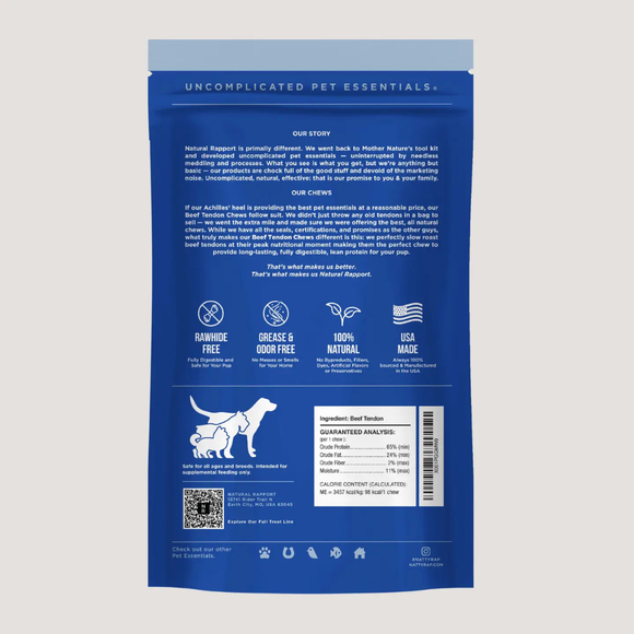 Natural Rapport The Only Beef Tendon Chews Dogs Need - Dog Treats 4