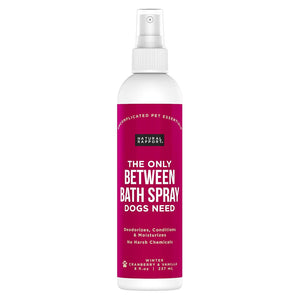 Natural Rapport The Only Between Bath Spray Dogs Need - Cranberry & Vanilla Scent 8oz