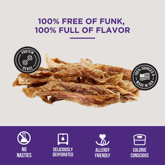 Natural Rapport The Only Dehydrated Chicken Jerky Dogs Need (4 oz) - Dog Treats 4