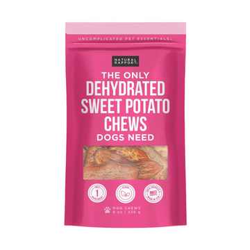 Natural Rapport The Only Dehydrated Sweet Potato Chews Dogs Need