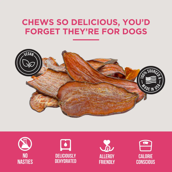 Natural Rapport The Only Dehydrated Sweet Potato Chews Dogs Need - Dog Treats 3