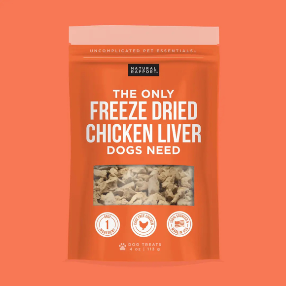 Natural Rapport The Only Freeze Dried Chicken Liver Dogs Need - 4 oz - Dog Treats 2
