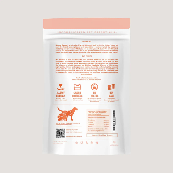 Natural Rapport The Only Freeze Dried Chicken Meatballs Dogs Need - Dog Treats 5