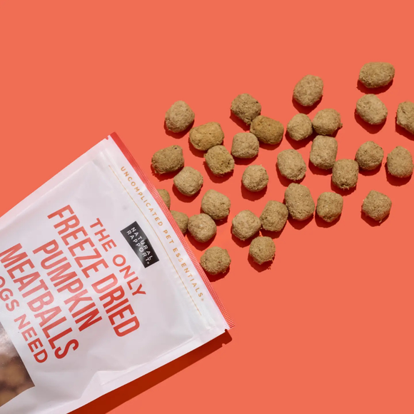 Natural Rapport The Only Freeze Dried Pumpkin Meatballs Dogs Need - Dog Treats 2