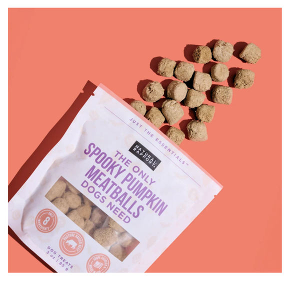 Natural Rapport The Only Spooky Pumpkin Meatballs Dogs Need (3oz) - Dog Treats 2