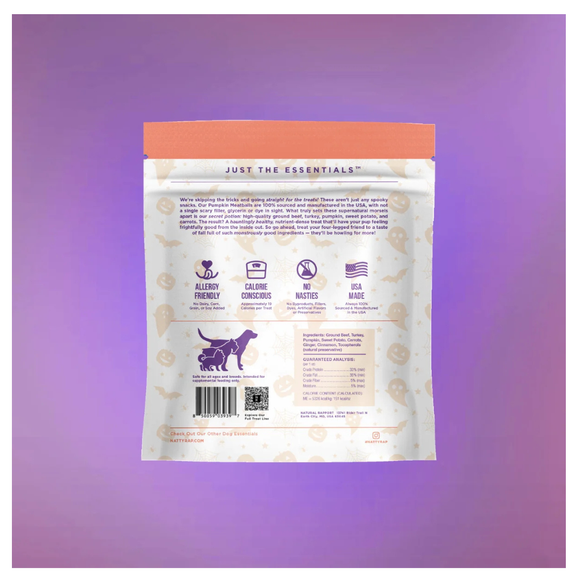 Natural Rapport The Only Spooky Pumpkin Meatballs Dogs Need (3oz) - Dog Treats 3