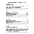 NaturVet Adult Daily Care Multi-Benefit 10-in-1 Support For Dogs -60 Soft Chews