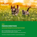 NaturVet Advanced Probiotic & Enzymes Powder with Vet Strength PB6 Probiotic for Dogs & Cats
