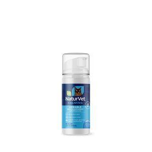 NaturVet Calming Lickable Supplement for Cats Savory Salmon Flavor 3-oz - Pet Vitamins & Supplements 1