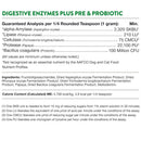 NaturVet Digestive Enzymes Powder Daily Digestive Support Plus Pre & Probiotic for Dogs