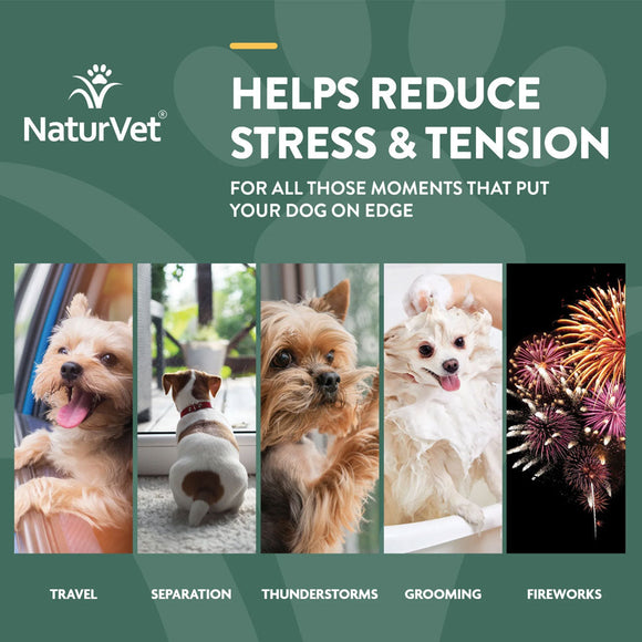 NaturVet Hemp Quiet Moments Plus Hemp Seed Soft Chews for Dogs - Dog Calming & Anxiety Supplements 9