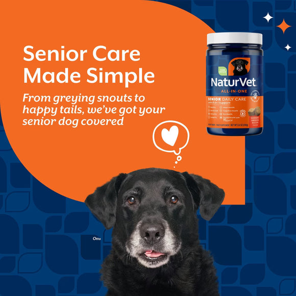 NaturVet Senior Daily Care Multi-Benefit 8-in-1 Support For Dogs (60 Soft Chews) - Dog Health Supplement 3
