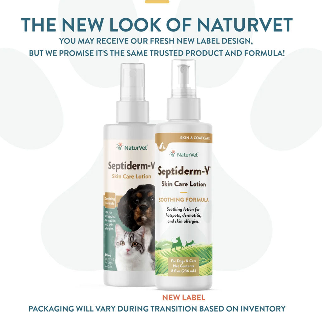 Septiderm-V Skin Care Lotion: Soothe Your Pet’s Skin
