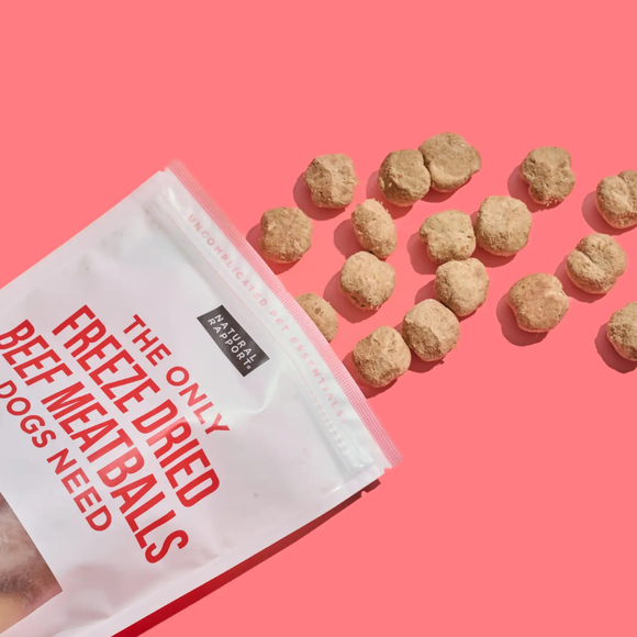 Nautral Rapport The Only Freeze Dried Beef Meatballs Dogs Need - Dog Treats 2
