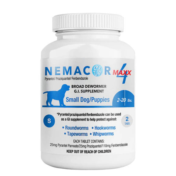 Nemacor Maxx 4 Quad Dewormers For Dogs