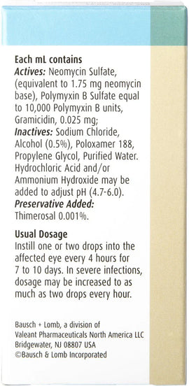 Neo-Poly Gramicidin Ophthalmic Solution (10 ml) - Pet Medicine 2