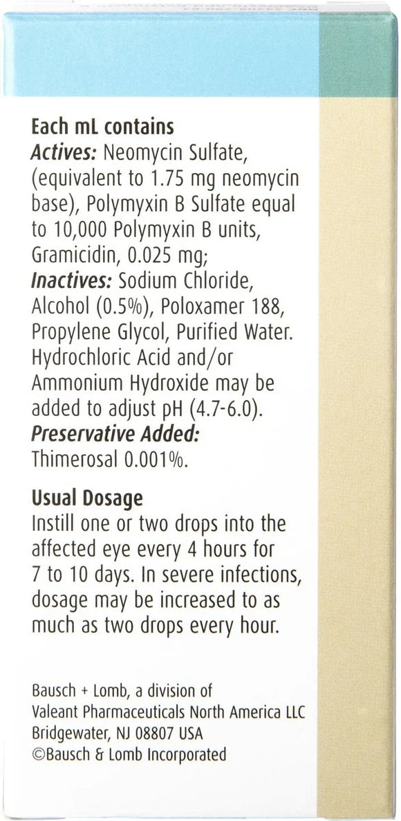 Neo-Poly Gramicidin Ophthalmic Solution (10 ml) - Pet Medicine 2