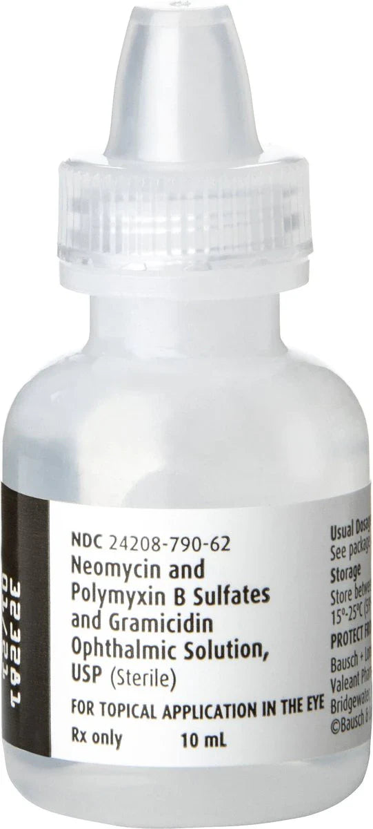 Neo-Poly Gramicidin Ophthalmic Solution (10 ml) - Pet Medicine 3