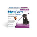 NexGard Chew for Dogs (Afoxolaner) 24.1-60 lbs (Purple Box) - 6 Chews (6 month supply) - Pet Medicine 15