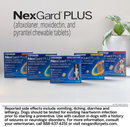 NexGard PLUS Chews for Small Dogs 4-8 lbs (Orange Box) - Pet Medication 8