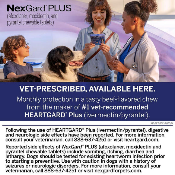 Next Guard Plus NexGard PLUS Parasite Guard Chews for Small Dogs, 8.1-17 lbs