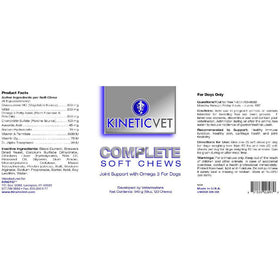 Kinetic Vet Complete Joint Support Soft Chews for Dogs (120 count)