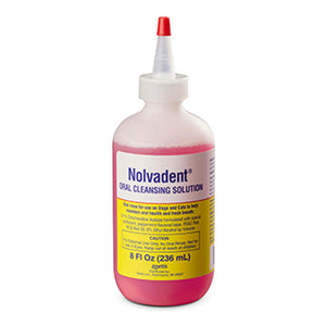Nolvadent Oral Rinse For Oral Health & Fresh Breath - Dogs and Cats - 8oz