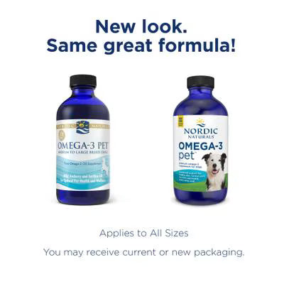 Nordic Naturals Omega-3 Pet Oil Supplements For Medium to Large Breed Dogs 8-oz - Dog Skin & Coat Supplements 4