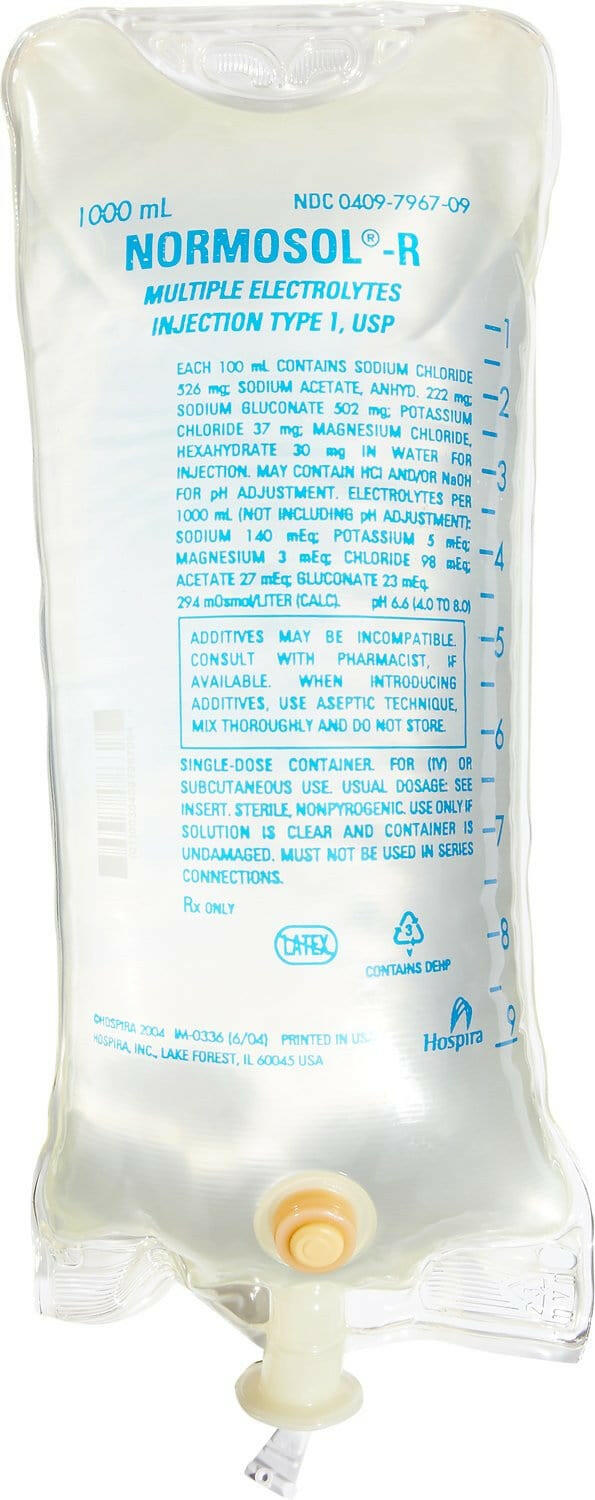 Normosol-R Electrolyte Injection Solution (1000 ml)