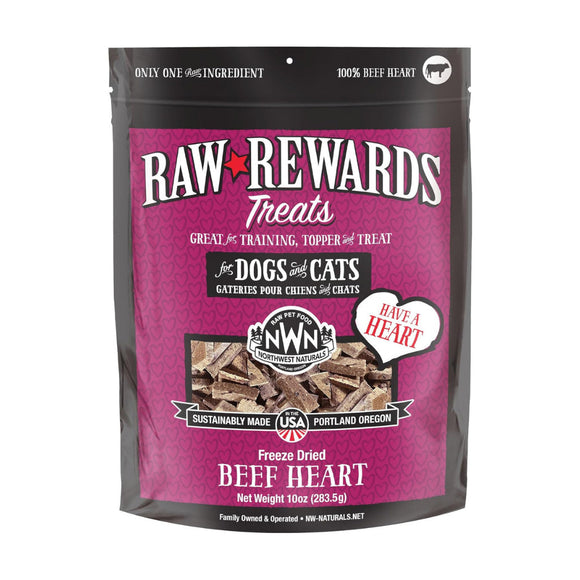 Northwest Naturals Freeze-Dried Beef Heart Treats for Dogs & Cats - 10oz - Dog & Cat Treats 8