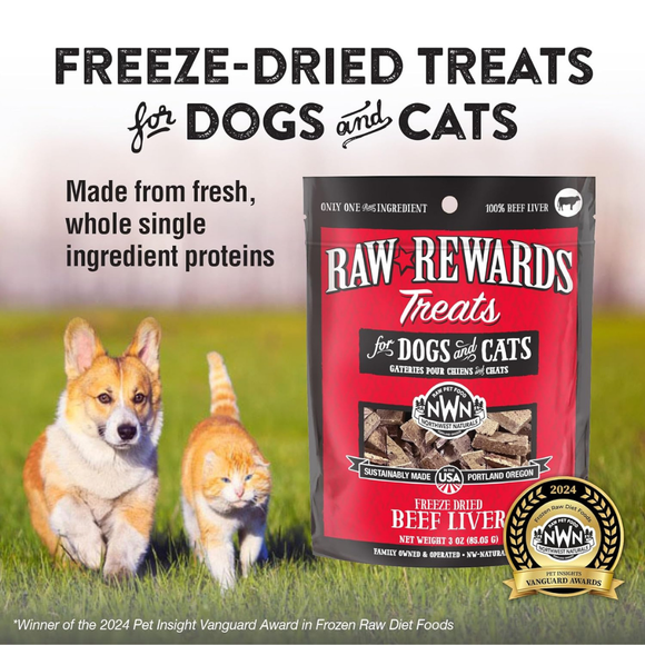 Northwest Naturals Freeze-Dried Beef Liver Treats for Dogs & Cats - Dog & Cat Treats 2