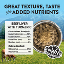 Northwest Naturals Freeze-Dried Beef Liver & Tumeric Functional Topper for Dogs & Cats (4.5 oz) - Dog Food Toppers 3