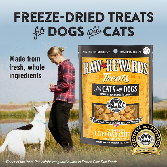 Northwest Naturals Freeze-Dried Cheddar Cheese Treats for Dogs & Cats (6 oz) - Dog & Cat Treats 2
