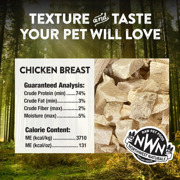 Northwest Naturals Freeze-Dried Chick Breast Treats for Dogs & Cats - Dog & Cat Treats 10