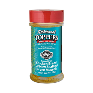 Northwest Naturals Freeze-Dried Chicken Breast & Green Mussels Functional Topper for Dogs & Cats (5 oz) - Food Toppers 1