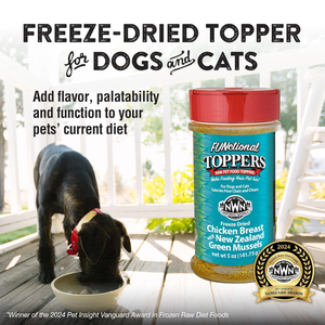 Northwest Naturals Freeze-Dried Chicken Breast & Green Mussels Functional Topper for Dogs & Cats (5 oz) - Food Toppers 2