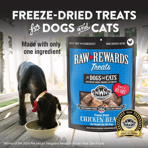 Northwest Naturals Freeze-Dried Chicken Hearts Treats for Dogs & Cats - 2