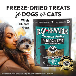 Northwest Naturals Freeze-Dried Chicken Necks Treats for Dogs & Cats (4 oz) - Dog & Cat Treats 2