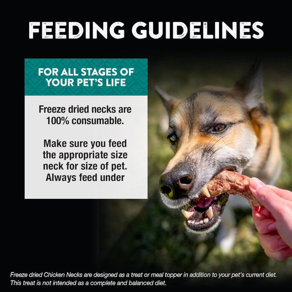 Northwest Naturals Freeze-Dried Chicken Necks Treats for Dogs & Cats (4 oz) - Dog & Cat Treats 3