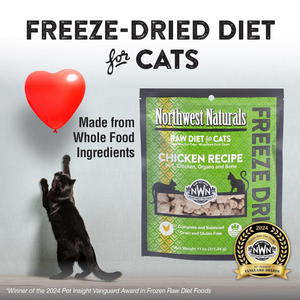 Northwest Naturals Freeze-Dried Chicken Recipe Raw Diets for Cats (11 oz) - Cat Food 2