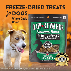 Northwest Naturals Freeze-Dried Duck Necks Treats for Dogs & Cats (5 oz) - Dog & Cat Treats 2
