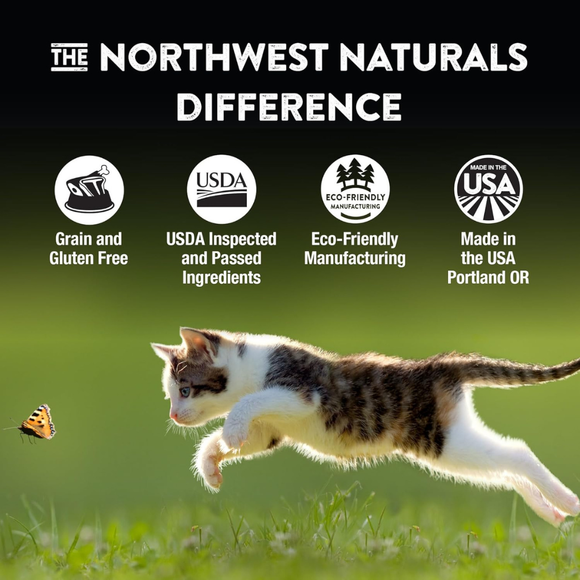 Northwest Naturals Freeze-Dried Duck Recipe Raw Diets for Cats (11 oz) - Cat Food 6