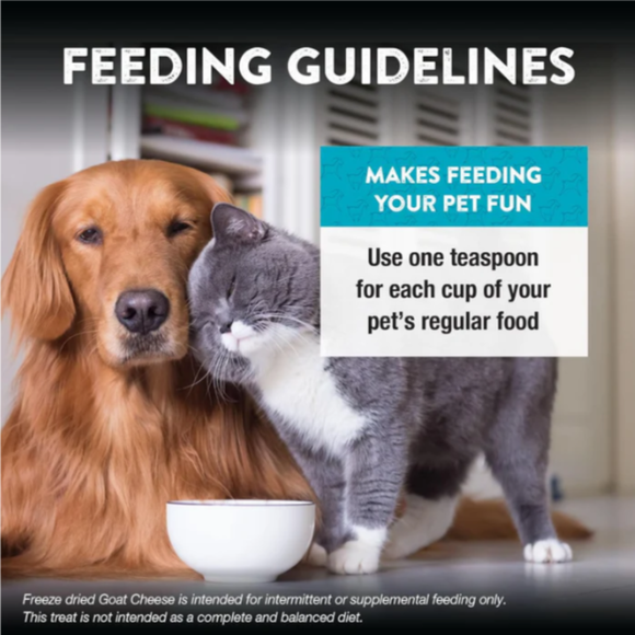 Northwest Naturals Freeze-Dried Goat Cheese Functional Topper for Dogs & Cats (4.5 oz) - Freeze-Dried Dog & Cat Food 5