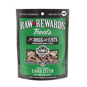 Northwest Naturals Freeze-Dried Lamb Liver Treats for Dogs & Cats (3 oz) - Dog Treats 1
